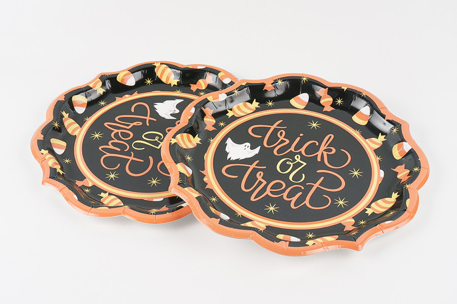 Platos de papel con formas personalizadas Platos de papel con formas personalizadas