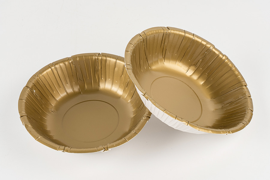 Platos de papel estampados en oro Platos de papel estampados en oro